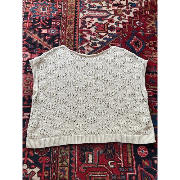 Curator SF Rosey Sweater Tee 100% Organic Cotton Natural Size XL/2XL - Picture 1 of 5